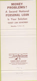 Matchbook Cover - Second National Bank Ashland KY 30 Strike