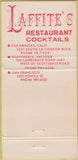 Matchbook Cover - Laffite's Restaurant Los Angeles CA Scottsdale 30 Strike