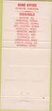 Matchbook Cover - Ringle Trucking Fowler IN 30 Strike
