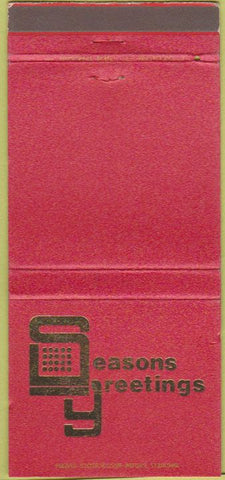 Matchbook Cover - Safeway Credit Union Burlingame CA 30 Strike