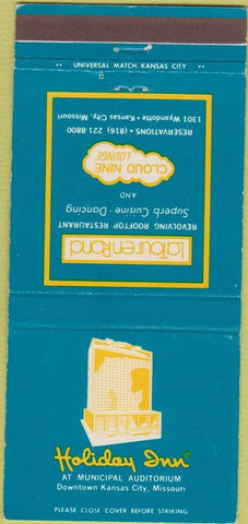 Matchbook Cover - Holiday Inn Kansas City MO 30 Strike