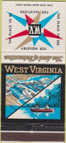 Matchbook Cover - West Virginia Dept of Commerce Charleston WV 30 Strike