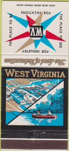 Matchbook Cover - West Virginia Dept of Commerce Charleston WV 30 Strike