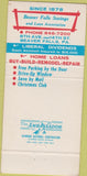 Matchbook Cover - Beaver Falls Savings Loan PA 30 Strike