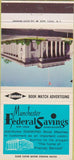 Matchbook Cover - Manchester Federal Savings Paolia PA Diamond 30 Strike