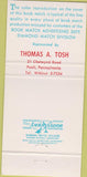 Matchbook Cover - Manchester Federal Savings Paolia PA Diamond 30 Strike
