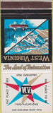 Matchbook Cover - West Virginia Dept of Commerce Charleston WV 30 Strike
