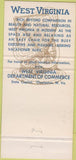 Matchbook Cover - West Virginia Dept of Commerce Charleston WV 30 Strike