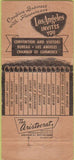 Matchbook Cover - Los Angeles CA Tourism girlie 30 Strike