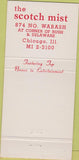 Matchbook Cover - Scotch Mist Chicago IL 30 Strike