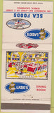 Matchbook Cover - Lazio's Dining Room Eureka CA 30 Strike
