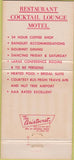 Matchbook Cover - Brigadoon Restaurant Vacaville CA WEAR 30 Strike