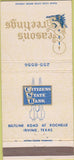 Matchbook Cover - Citizens State Bank Irving TX 30 Strike