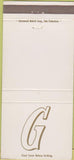 Matchbook Cover - Guarantee Savings Loan Fresno CA 30 Strike
