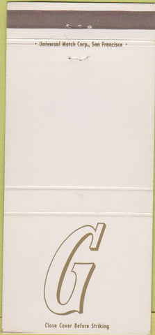 Matchbook Cover - Guarantee Savings Loan Fresno CA 30 Strike
