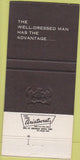 Matchbook Cover - Oxxford Clothing Malouf's WEAR 30 Strike