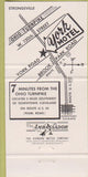 Matchbook Cover - York Motel Parma Heights OH 30 Strike