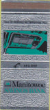 Matchbook Cover - Manitowoc Savings Bank WI  30 Strike