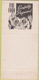 Matchbook Cover - Epicurean Restaurant Chicago IL 30 Strike