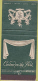 Matchbook Cover - Casino on the Park New York City  30 Stick