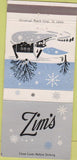 Matchbook Cover - Zim's Hamburgers San Francisco CA WEAR 30 Strike