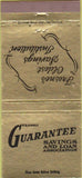 Matchbook Cover - Guarantee Savings Loan Fresno CA 30 Strike