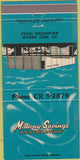 Matchbook Cover - Midway Savings Arlington TX 30 Strike