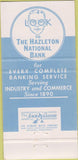 Matchbook Cover - Hazleton National Bank 30 Strike