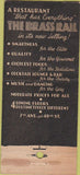 Matchbook Cover - The Brass Rail New York City WEAR 21 Strike Feature