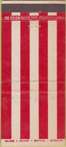 Matchbook Cover - Henry Stampler's Filet Mignon New York City  30 Stick
