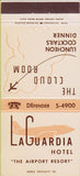 Matchbook Cover - LaGuardia Hotel New York City 30 Strike