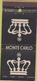 Matchbook Cover - Monte Carlo New York City  30 Stick