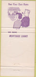Matchbook Cover - Lufkin Federal Savings Loan TX 30 Strike