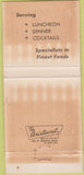 Matchbook Cover - The Brass Platter Monrovia CA WEAR 30 Strike
