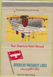 Matchbook Cover - American President Lines Cruises 40 Strike