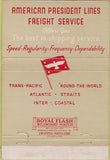 Matchbook Cover - American President Lines Cruises 40 Strike