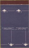 Matchbook Cover - Fosforeira Portugesa Portugal  Double Print Error