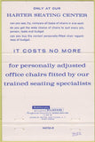 Matchbook Cover - Harter Office Chairs YOUR IMPRINT 40 Strike