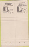 Matchbook Cover - Fosforeira Portugesa Portugal  Double Print Error