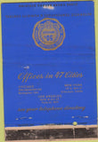 Matchbook Cover - Temperature Humidity Control Chicago WORN 40 Strike