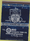 Matchbook Cover - Ohio Seamless Tube Shelby OH WEAR 40 Strike