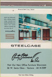 Matchbook Cover - Steelcase Office Furniture Ventura CA 40 Strike