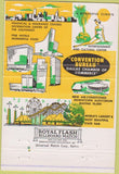 Matchbook Cover - Dallas Texas Convention Bureau Tourism TX 40 Strike