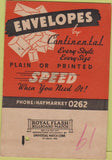 Matchbook Cover - Continental Envelope Co Chicago IL SAMPLE 40 Strike
