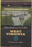Matchbook Cover - West Virigina Capitol State Tourism cigars WV 40 Strike