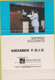Matchbook Cover - Central Bank of Glendale CA 40 Strike
