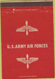 Matchbook Cover - US Army Air Forces 40 Strike