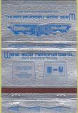Matchbook Cover - West Side National Bank San Angelo TX 40 Strike