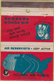 Matchbook Cover - Fourth Air Force Reserve 40 Strike