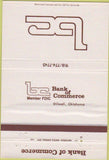 Matchbook Cover - Bank of Commerce Stilwell OK 40 Strike